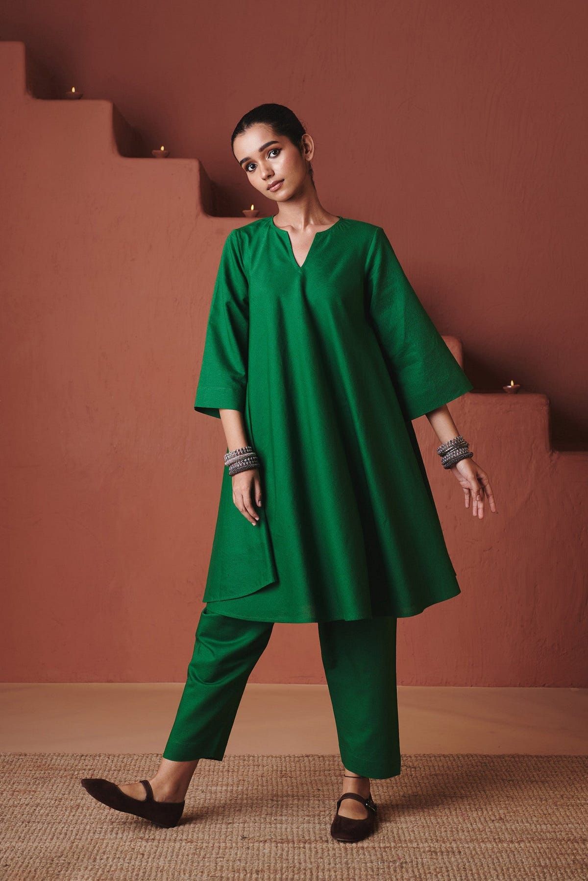 Panna Linen Salwar - Sale - image 8