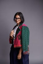 Co-linen Kantha Bolero Jacket view 11