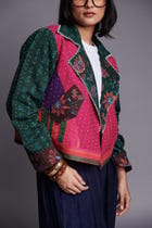 Co-linen Kantha Bolero Jacket view 8