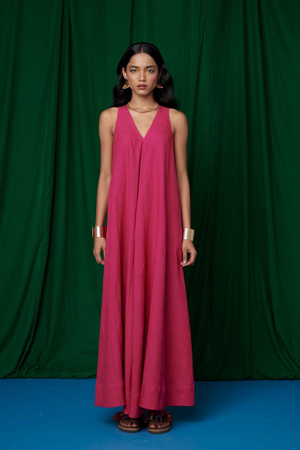 Rani Linen Flared Dress - Sale - image 1