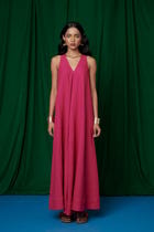Rani Linen Flared Dress - Sale view 1