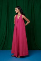 Rani Linen Flared Dress - Sale view 3