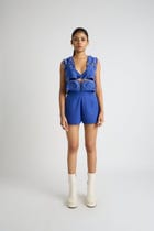 BROKEN BLUE VEST view 1