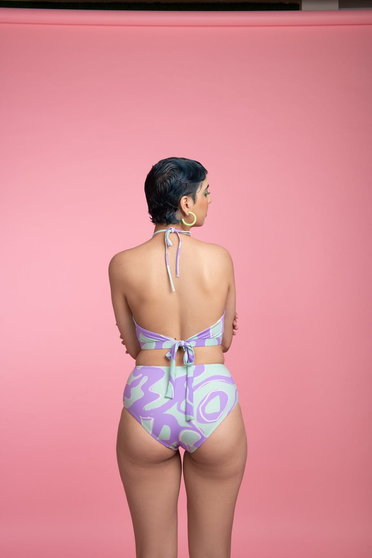 Black Current Bikini Bottom - image 1
