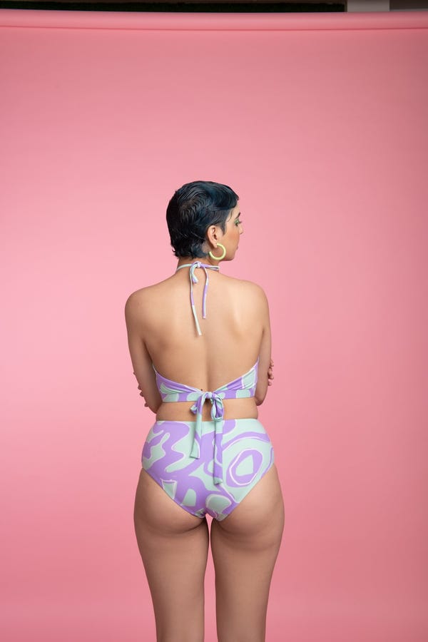 Sazo — Black Current Bikini Bottom