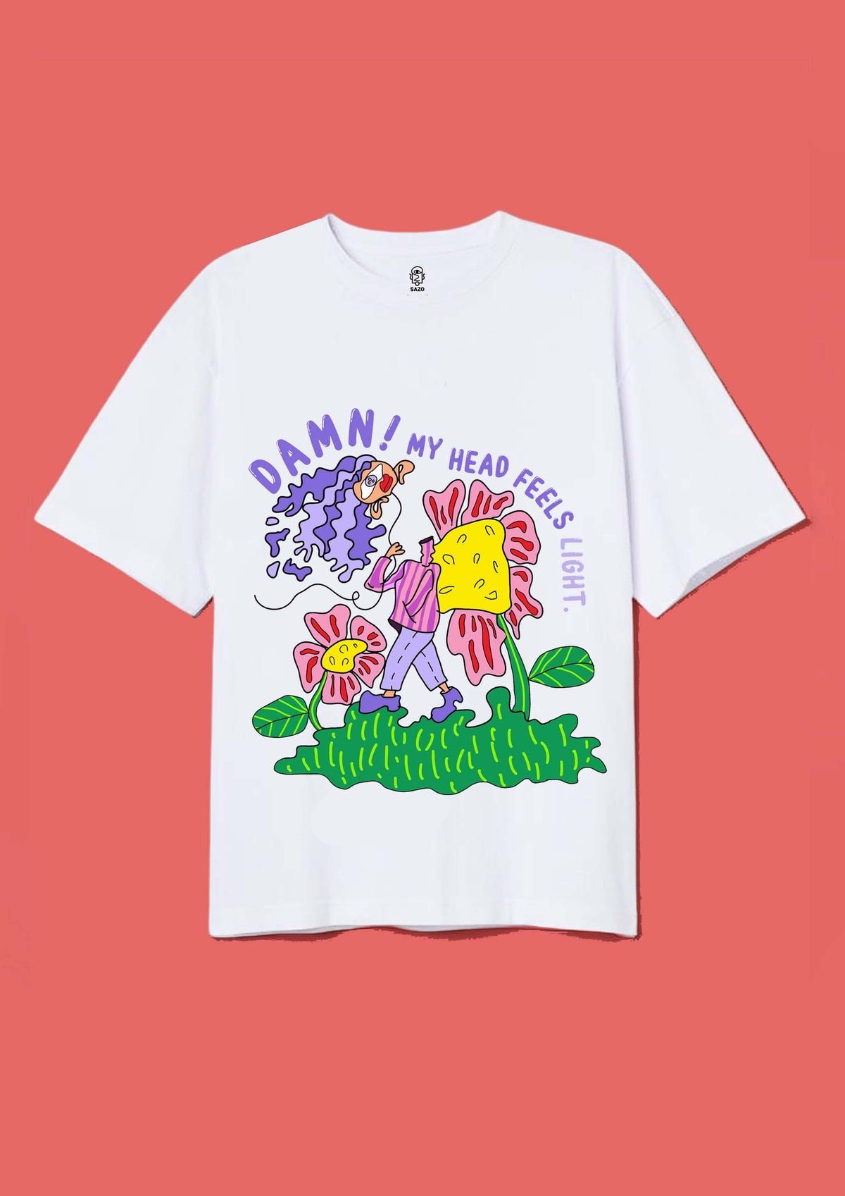 DAMN MY HEAD FEELS LIGHT T-SHIRT [UNISEX] - image 1