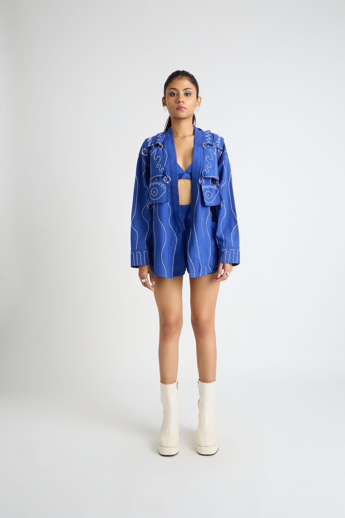 BROKEN BLUE CO-ORD SET - image 1