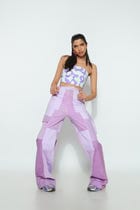 PURPLE SLIME CROP TOP AND GUMMY BEAR PANTS CO-ORD SET- FULL SET view 1