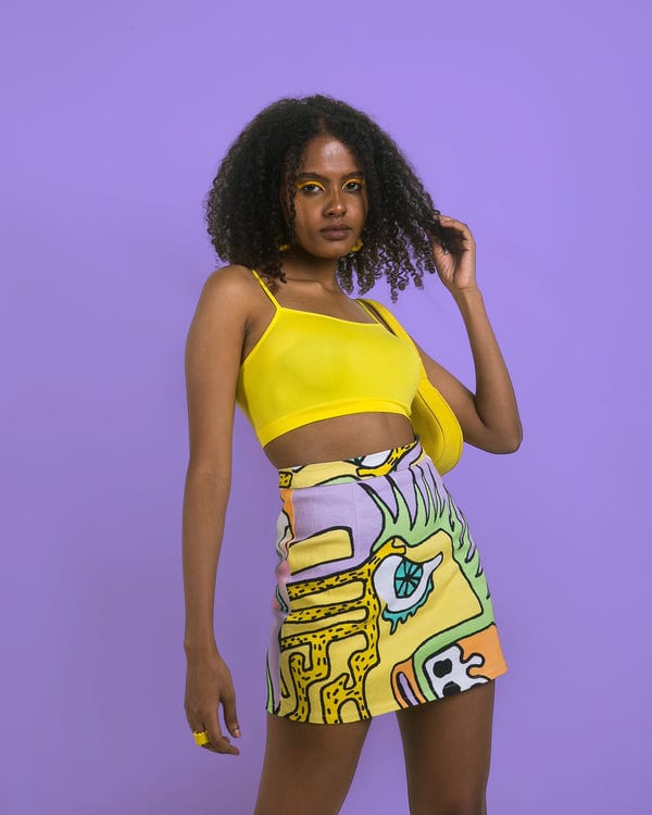 Sazo — FARM MINI SKIRT