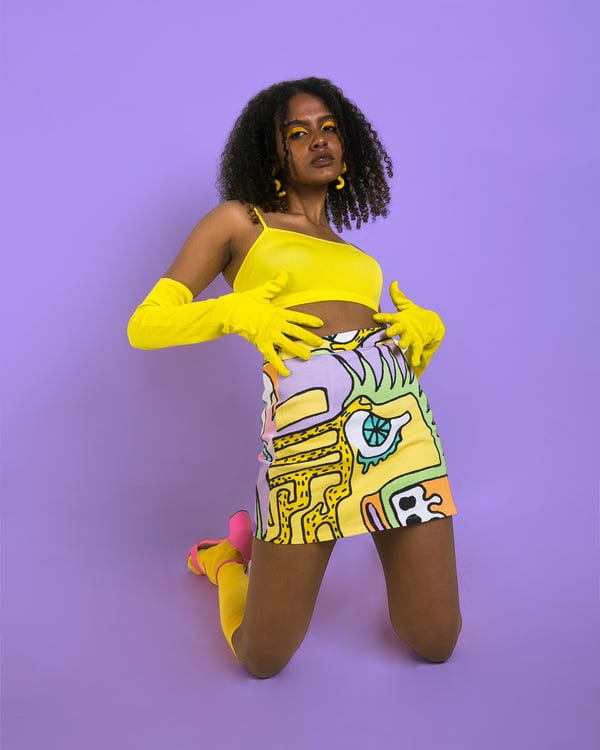 Sazo — FARM MINI SKIRT