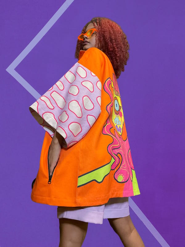 Sazo — TANGY ORANGE SHORTS- PART OF A SET [UNISEX]