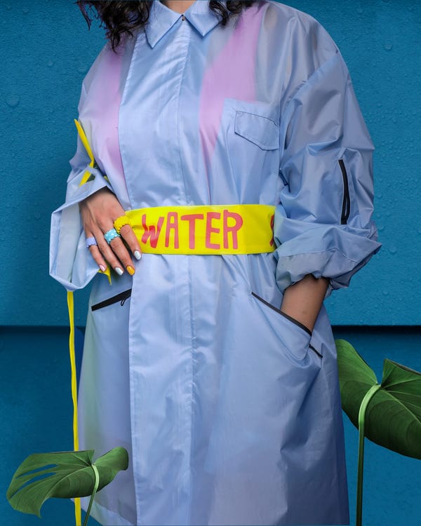 Sazo — WATER ME TRENCH RAINCOAT [UNISEX]