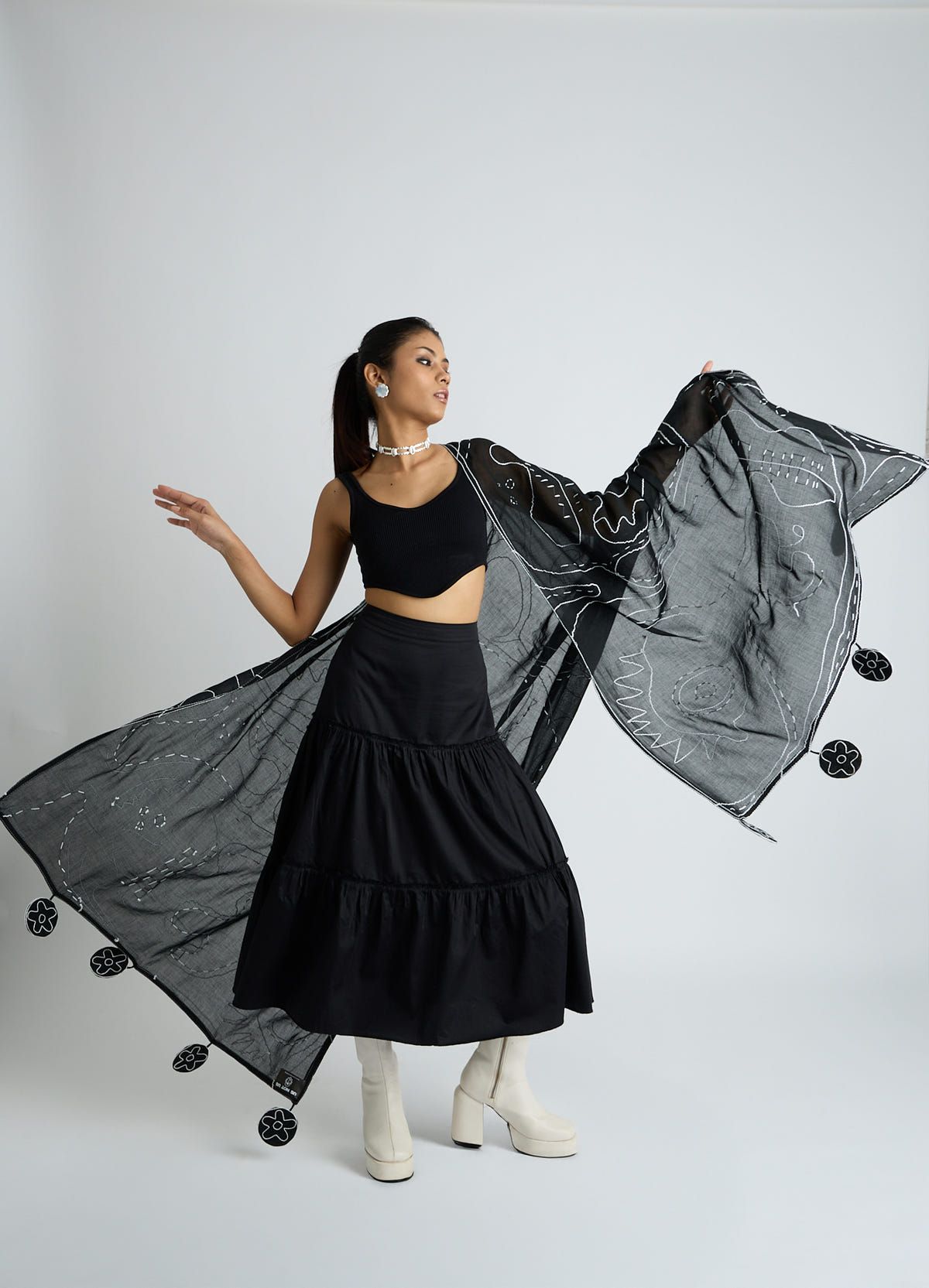 FACELESS DUPATTA - image 4