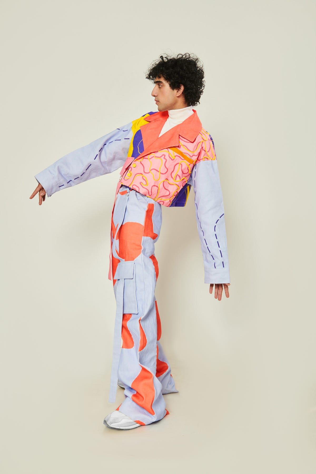 HIGH HIPPO PANTS AND JACKET CO-ORD SET- FULL SET[UNISEX] - image 4