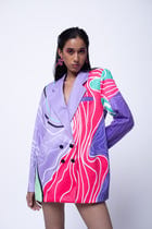BUBBLEGUM BLAZER DRESS view 2