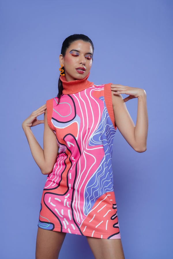 Sazo — MILKY WAY SHORT DRESS