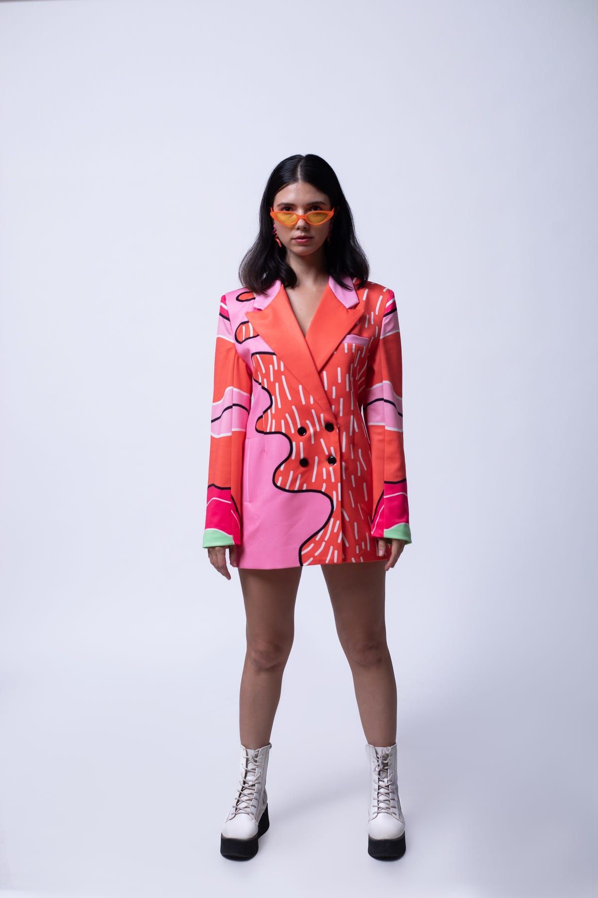 PINK MUD BLAZER DRESS - image 3
