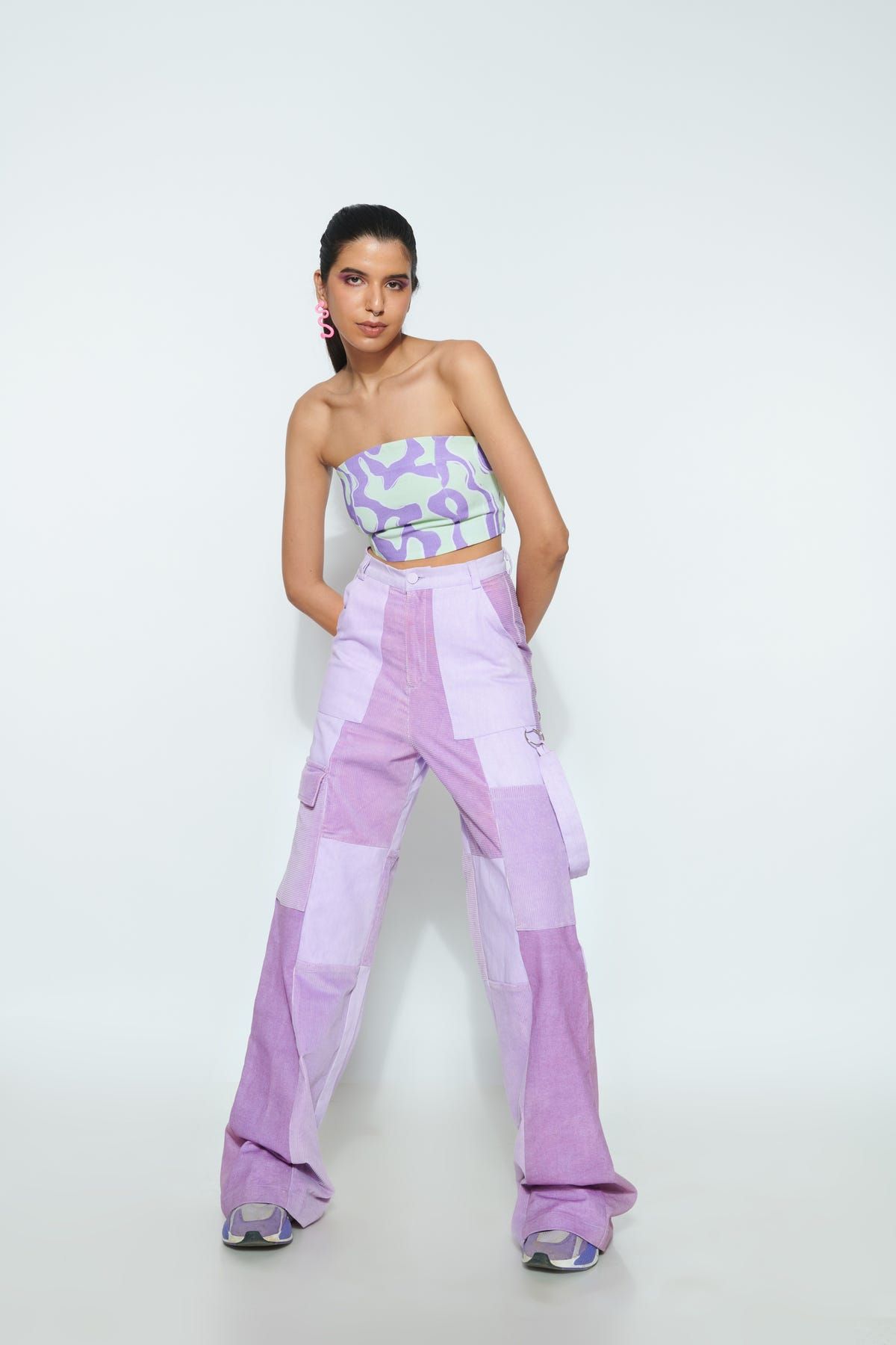 PURPLE SLIME TUBE TOP -PART OF A SET - image 2