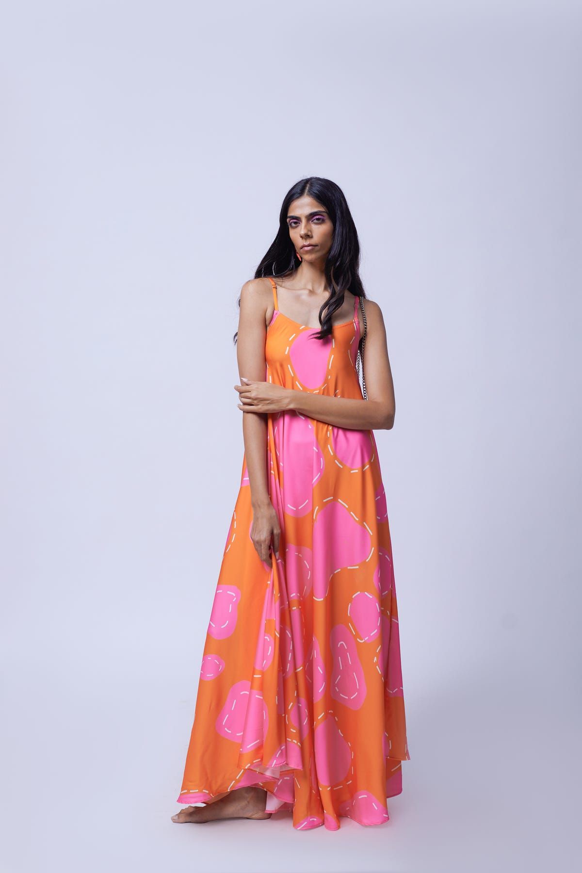 SPOTTED IN PINK DRESS - image 2