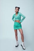 TOOTHPASTE TOP AND PEPPERMINT SKIRT CO-ORD SET view 2