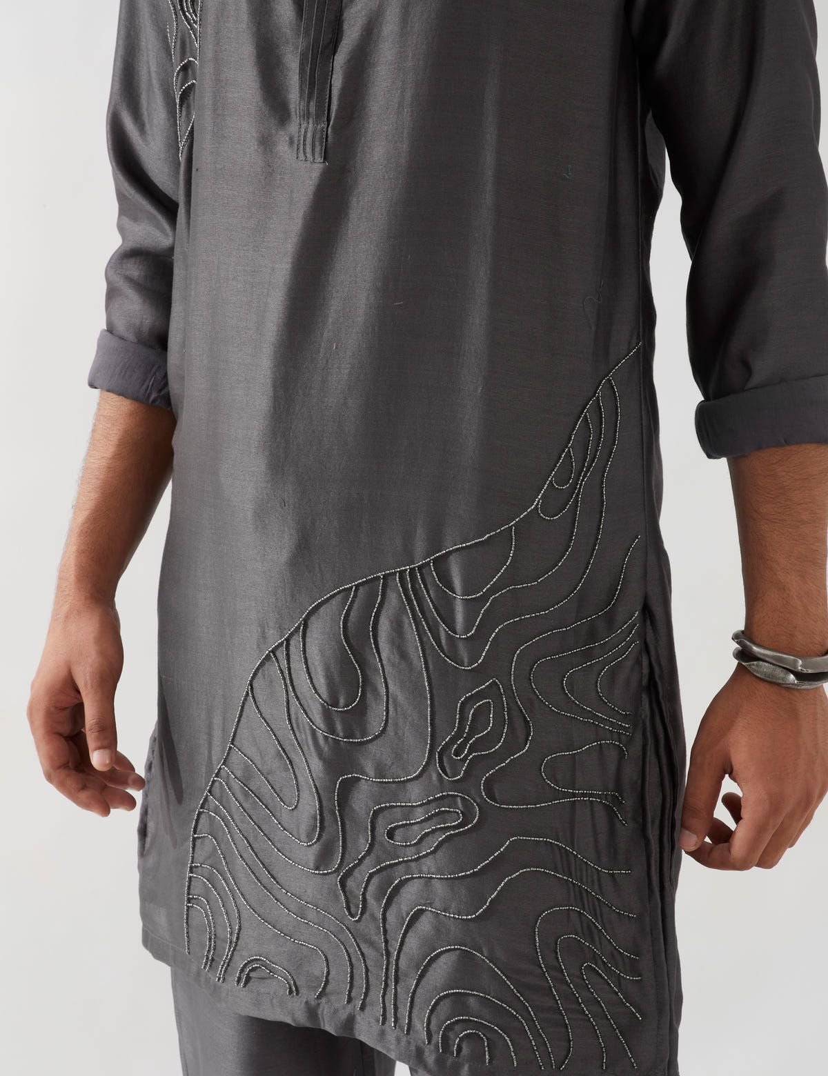 ABBY KURTA SET - GREY - image 8