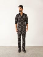 AAZZ  BALANCE TWIN KURTA -  BLACK view 3
