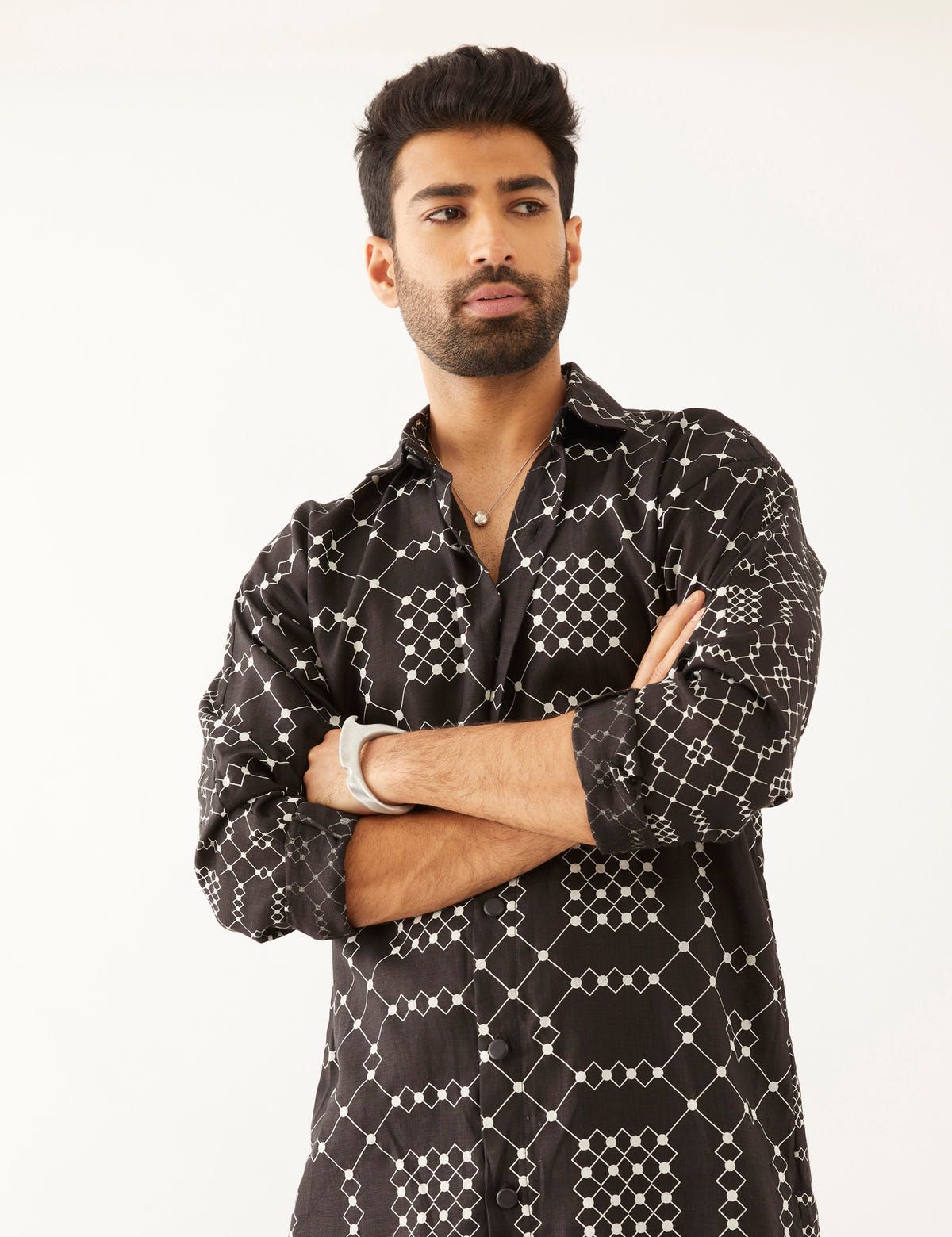 AAZZ  BALANCE TWIN KURTA -  BLACK - image 4