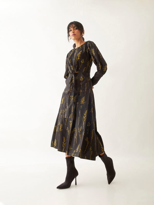 SON OF A NOBLE - SNOB — LANA DRESS - BLACK