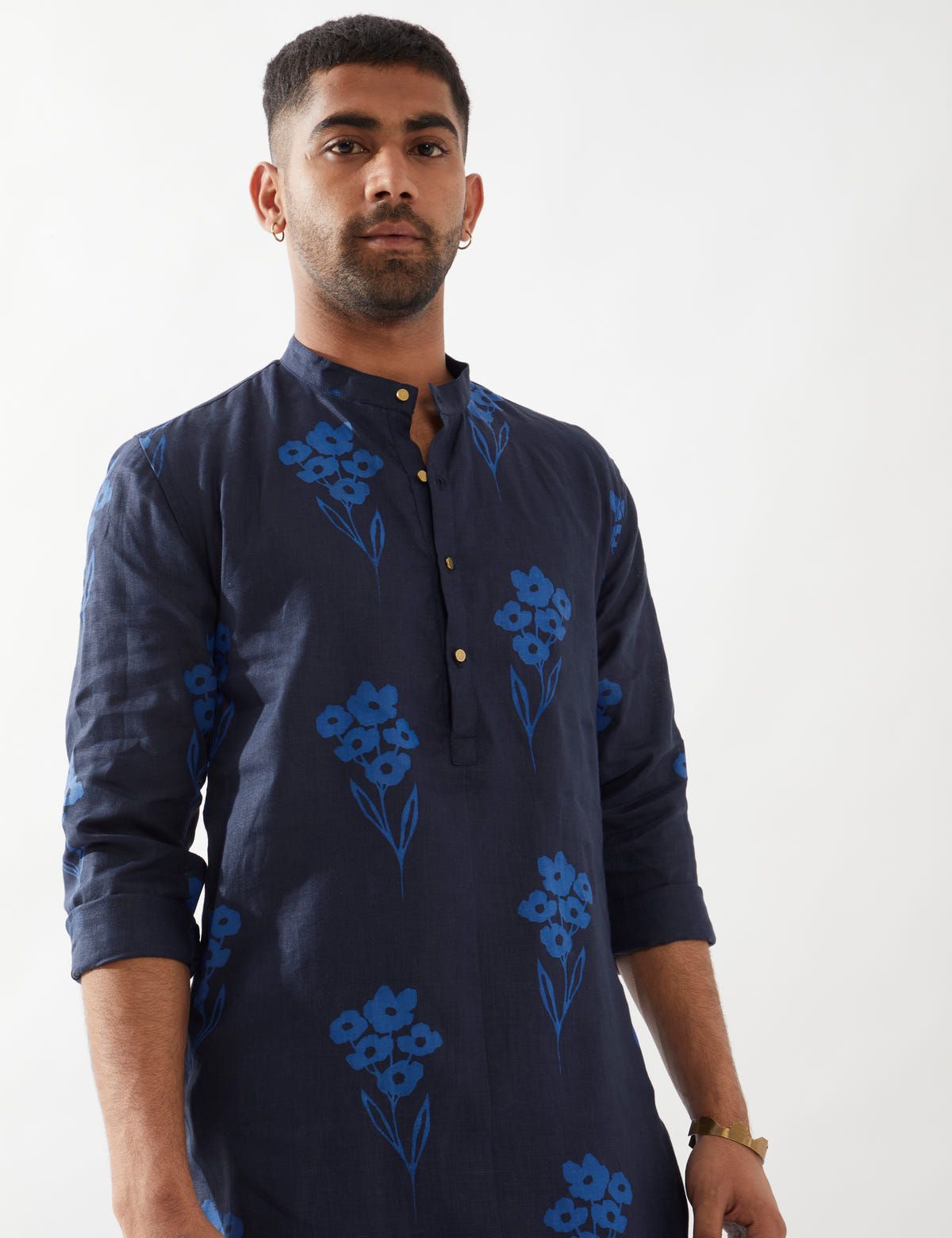 ZAYN FARM KURTA - NAVY - image 2