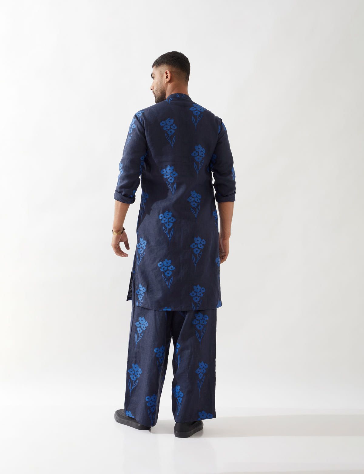 ZAYN FARM KURTA - NAVY - image 5