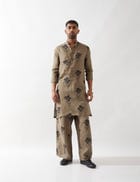 ZAYN FARM KURTA SET - OLIVE view 5