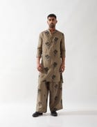 ZAYN FARM KURTA SET - OLIVE view 6