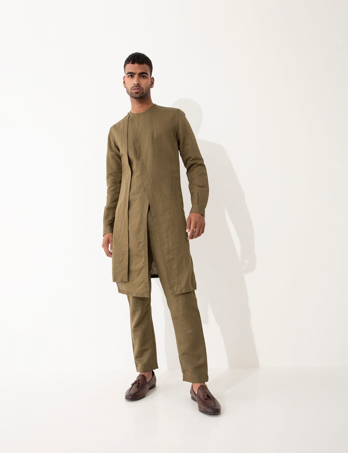 KYO KURTA SET - BROWN - image 1