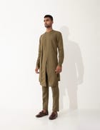 KYO KURTA SET - BROWN view 3