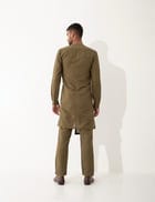 KYO KURTA SET - BROWN view 5