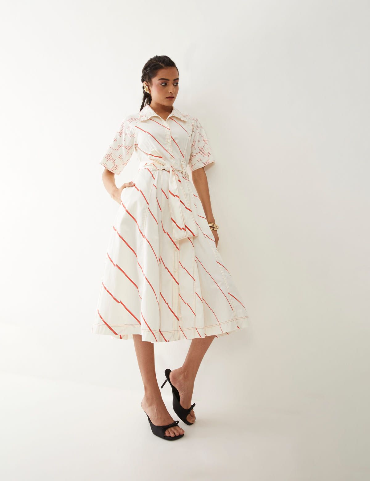 PALOMA DRESS - OFF WHITE - image 1