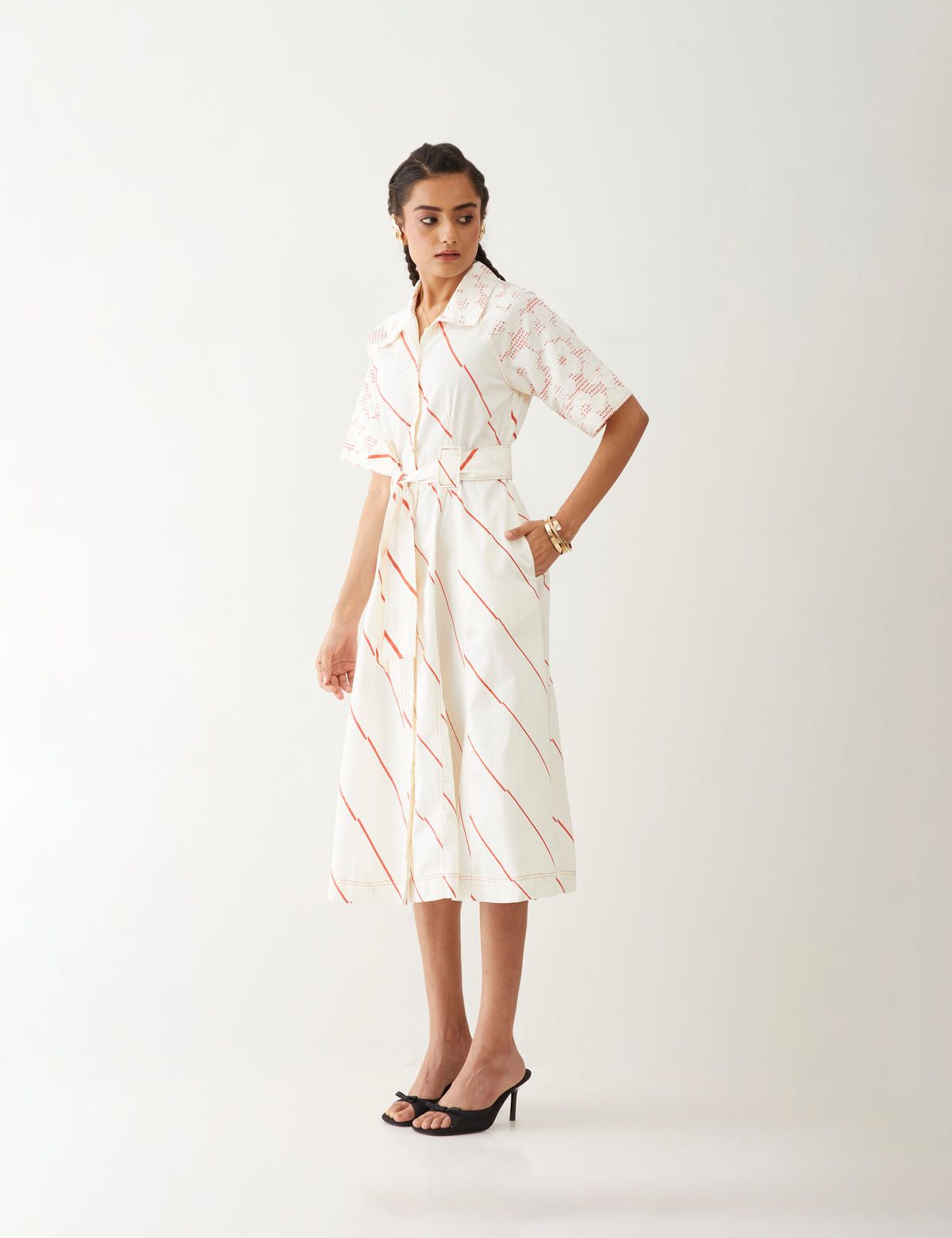 PALOMA DRESS - OFF WHITE - image 2