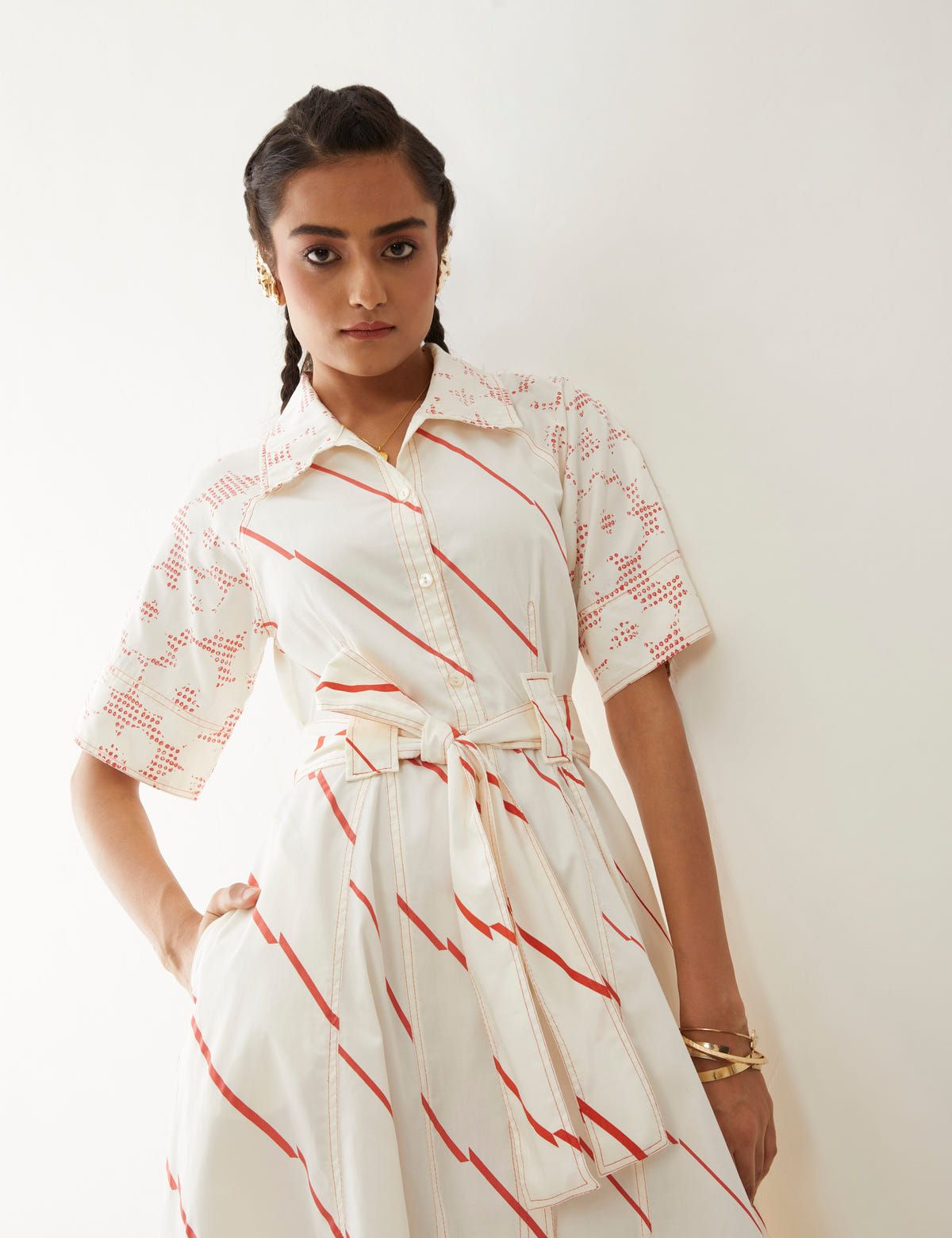 PALOMA DRESS - OFF WHITE - image 5