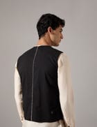 Dane Hand Embroidered Bandi - Black view 6