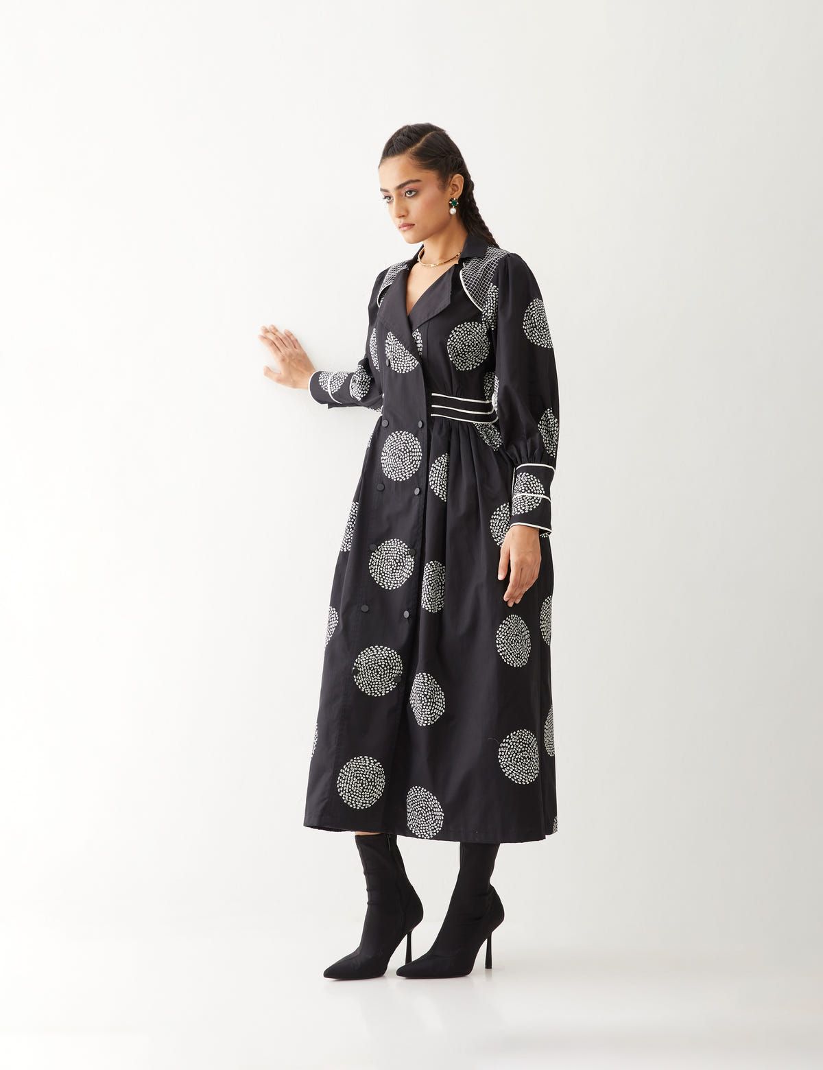 BLAIR DRESS - BLACK - image 2