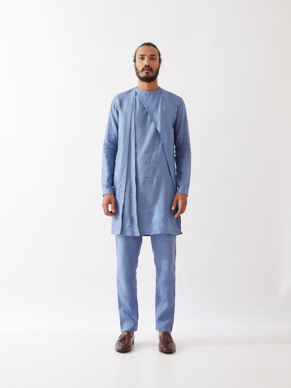 SON OF A NOBLE - SNOB — JOSE KURTA SET - BLUE