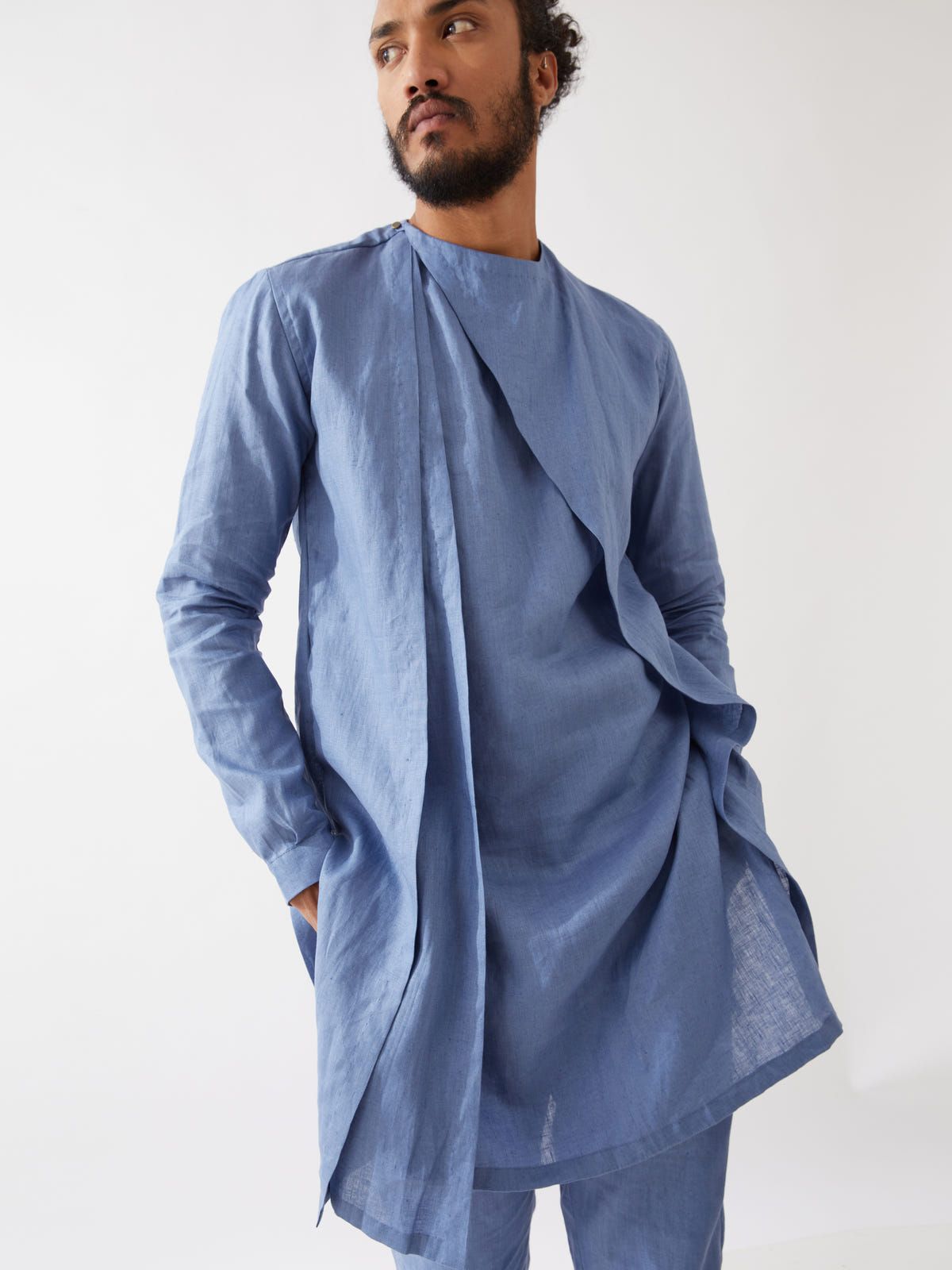 JOSE KURTA SET - BLUE - image 5