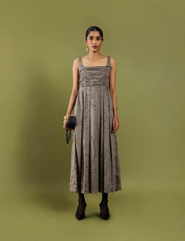 SON OF A NOBLE - SNOB — KELLY DRESS - ASH GREY