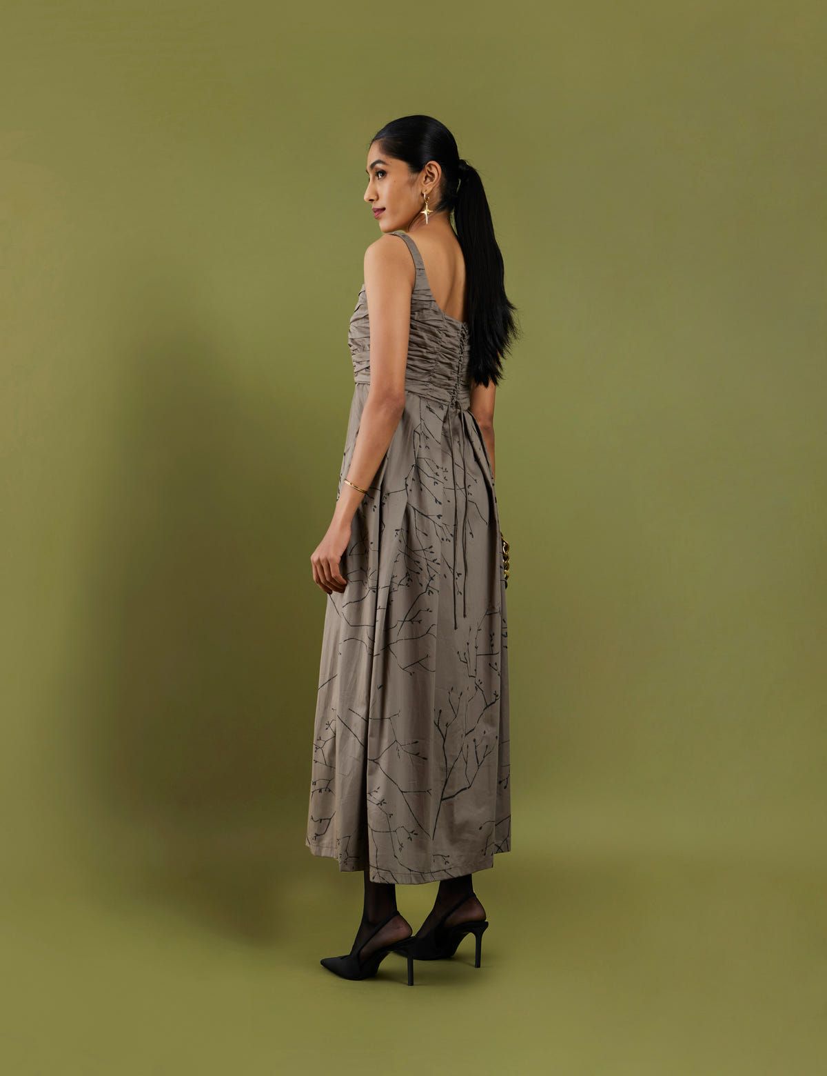 KELLY DRESS - ASH GREY - image 3