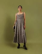 KELLY DRESS - ASH GREY view 4
