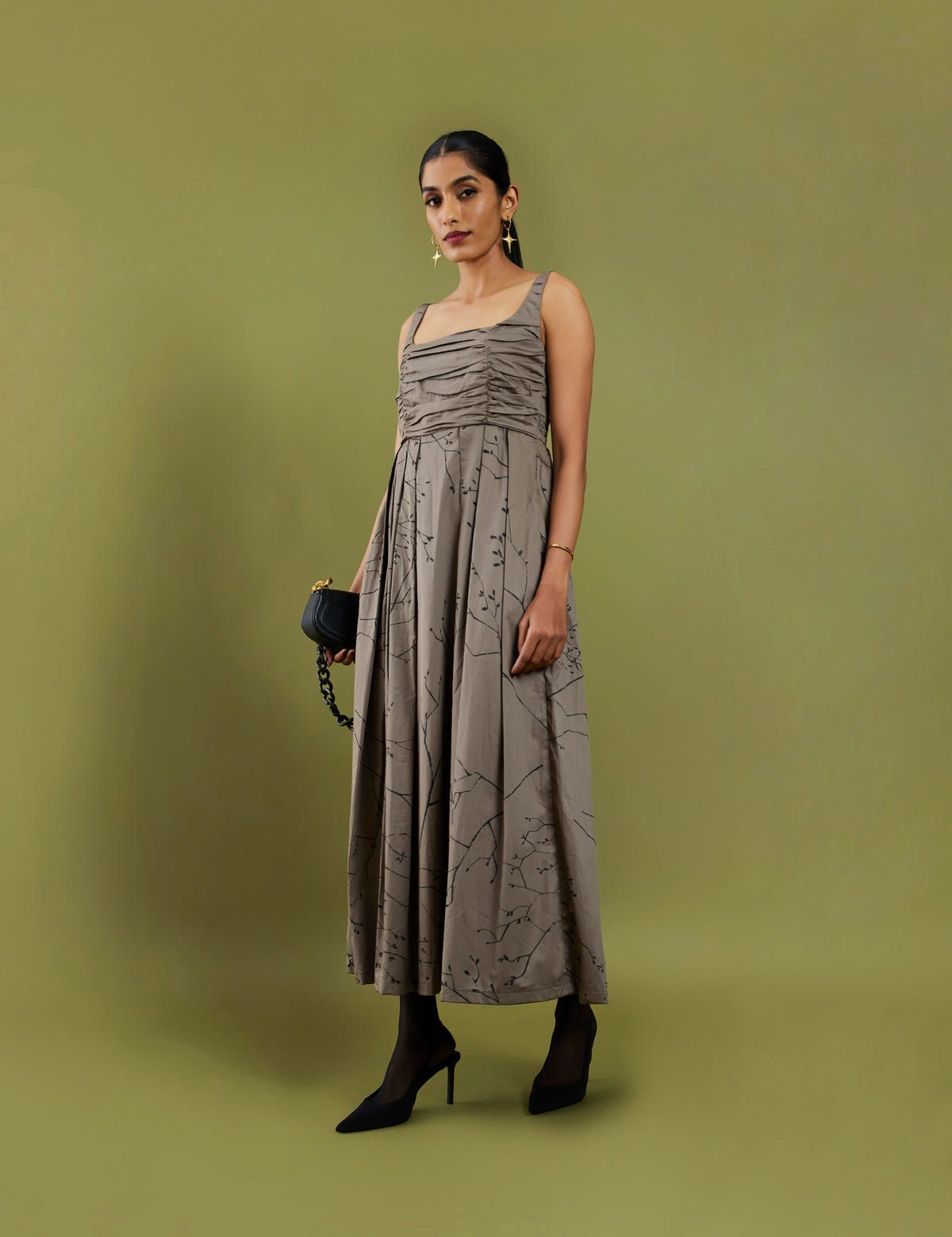 KELLY DRESS - ASH GREY - image 5