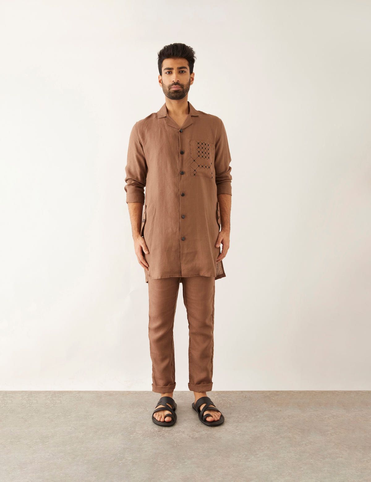 BAB SHIRT - BROWN - image 1