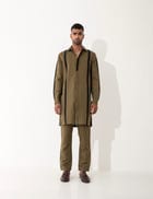 KAIN KURTA SET - BROWN view 2