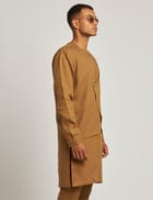 GADAG KURTA - GOLDEN BROWN view 2