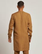 GADAG KURTA - GOLDEN BROWN view 3